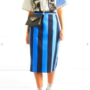 PRADA striped denim skirt NWT SIZE IT 40 / US 2-4